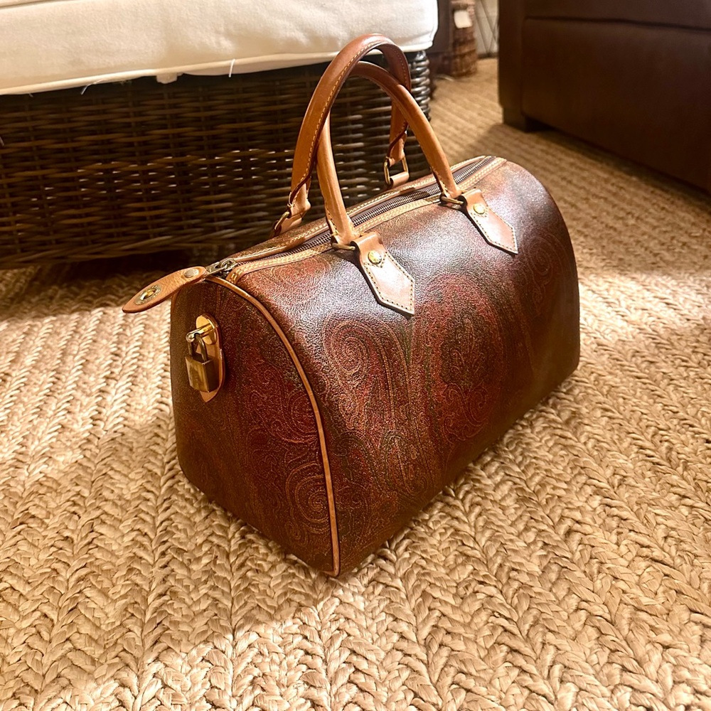 Elegant ETRO BOSTON  Paisley Bag